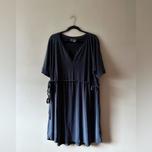 Gray Anthropologie Mid Dress